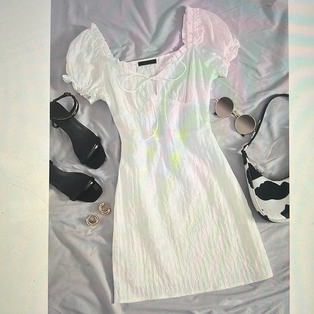Womens Rouched Bust Dress